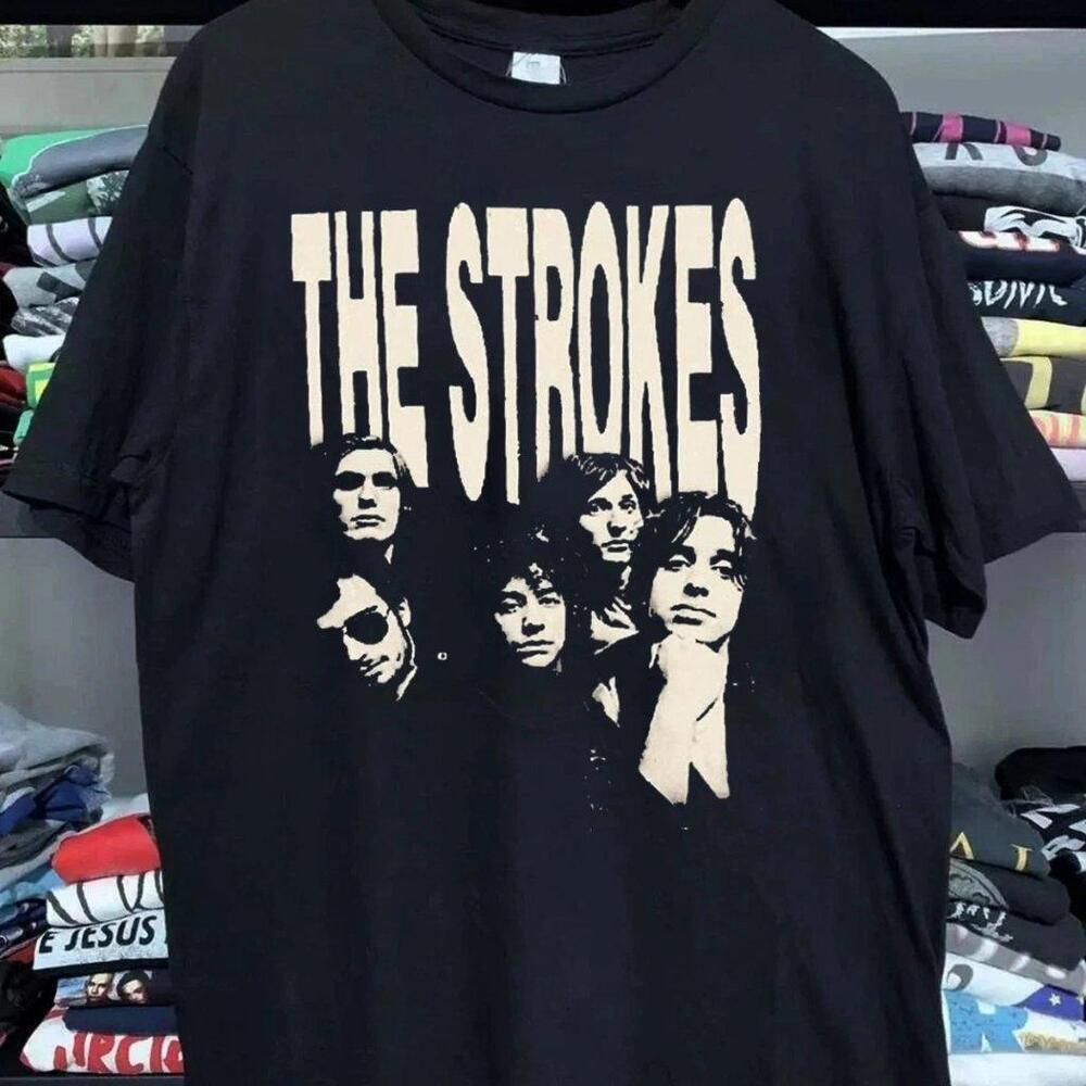 Vtg The Strokes Rock Band Graphic Unisex T Shirt 170